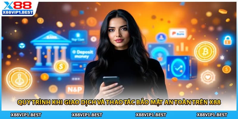Quy trình khi giao dịch và thao tác bảo mật an toàn trên X88